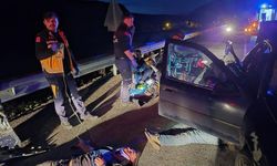 Van’da kaçak göçmenleri taşıyan otomobil kaza yaptı: 7 yaralı