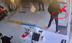 Satırlı banka soygunu: Korku dolu anlar kamerada
