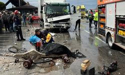 Aydın'da beton direğin altında kalan bisikletlinin kahreden sonu!