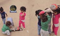 Gazze'de yürekleri dağlayan görüntü: Cenaze oyunu