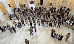 ABD’li gazilerden İran savaşına hayır protestosu: Çok sayıda gözaltı var