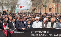 Ankara Filistinliler için ayaklandı! İdam kararı protesto edildi