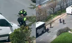 İsrail Konsolosluğuna saldıran teröristin etkisiz hale getirildiği o anlar kamerada