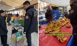 İstanbul'da satıcının oyunu bozuldu! Tartı denetiminde eksik tespit edildi!