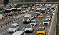 İstanbul'da trafik yoğunluğu yüzde 83'e yükseldi