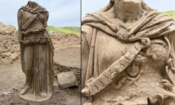Laodikeia’da 2 metrelik Athena heykeli bulundu