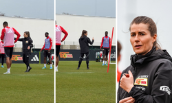 Marie-Louise Eta Berlin’in başında ilk antrenmana çıktı!