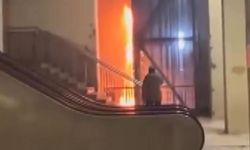 Taksim metro istasyonunda yangın çıktı
