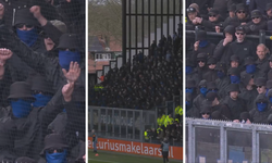 Maça maskeli taraftar engeli! Polis müdahale etti