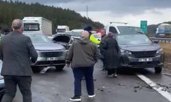 TEM Otoyolu'nda feci kaza! Çok sayıda yaralı var