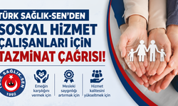 Türk Sağlık-Sen’den sosyal hizmet çalışanları için tazminat çağrısı