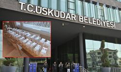 Üsküdar Belediyesi'ne yapılan operasyonda ele geçirilen balya balya paralar masaya sığmadı