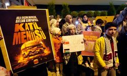 Üsküdar'da McDonald's protestosu! "Mahallemizde katil İsrail destekçisi istemiyoruz"