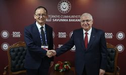 Milli Savunma Bakanı Güler, Çin Halk Cumhuriyeti Ankara Büyükelçisi Xuebin'i kabul etti