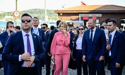 Belçika Kraliçesi Mathilde ve beraberindeki heyet Ortaköy'ü gezdi