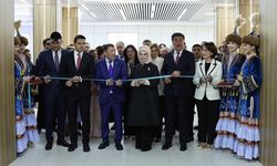 Emine Erdoğan Kazakistan'da Sıfır Atık Eğitim Laboratuvarı'nın açılışını yaptı