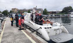 Yalova'da gemide yüksekten düşerek yaralanan personel tahliye edildi