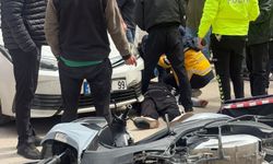Bursa'da feci kaza: Motosikletli kurye hastanelik oldu