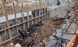 Kahramanmaraş'ta yol çöktü: 1 kişi yaralandı