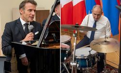 Erivan'da sürpriz düet: Macron şarkı söyledi, Paşinyan davul çaldı