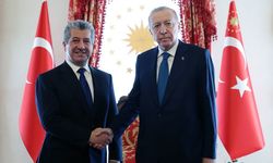 Cumhurbaşkanı Erdoğan, Mesrur Barzani ile görüştü