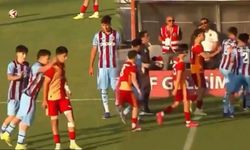 U16 finallerinde meydan savaşı: Galatasaray ve Trabzonsporlu gençler birbirine girdi