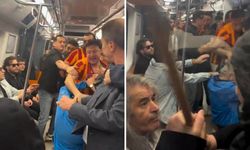 Galatasaray'ın şampiyonluk kutlamasında arbede: Yaşlı kadın oklavayla müdahale etti