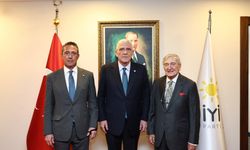 Ali Koç ve Rahmi Koç, İYİ Parti Genel Başkanı Müsavat Dervişoğlu ile görüştü