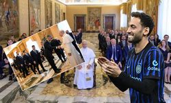 Inter Vatikan’da Papa ile buluştu! Hakan Çalhanoğlu detayı...