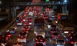 Kurban Bayramı için yola çıkıldı! Yoğunluk havadan görüntülendi!
