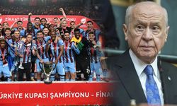 MHP Lideri Devlet Bahçeli Türkiye Kupası şampiyonu Trabzonspor'u kutladı