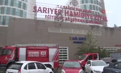 Sarıyer Hamidiye Etfal Hastanesi'nde panik: Acil serviste çıkan yangın korkuttu