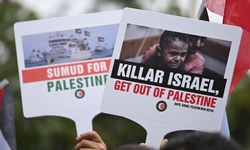 İsrail'in Sumud Filosu'na saldırısı Ankara'da protesto edildi