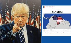 Trump'tan olay yaratan görsel: Venezuela'yı 51. eyalet ilan etti