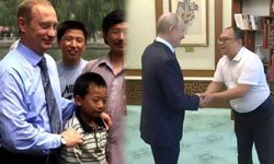Putin 26 yıl önce fotoğraf çektirdiği Çinli çocukla yeniden buluştu