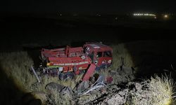 Şanlıurfa'da korkutan kaza: Minibüs ile arazöz çarpıştı