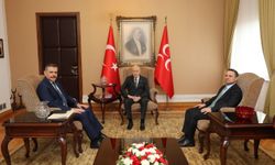 Adalet ve içişleri bakanlarından Bahçeli’ye TBMM’de ziyaret