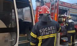 MHP teşkilat üyelerini taşıyan otobüste yangın paniği!