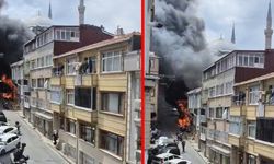 İstanbul'da korkutan yangın: İş yeri ve araçlar küle döndü!