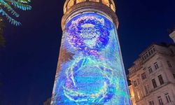 Galata Kulesi’nde Sıfır Atık Haftası için ışık gösterisi