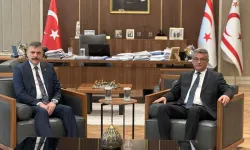 İçişleri Bakanı Çiftçi, KKTC Cumhurbaşkanı Erhürman ile görüştü