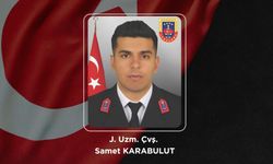 Van'ın Erciş ilçesinde görevi esnasında trafik kazası geçiren Jandarma Uzman Çavuş Samet Karabulut şehit oldu