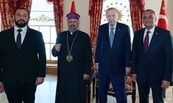 Cumhurbaşkanı Recep Tayyip Erdoğan, Türkiye Ermenileri Patriği Sahak Maşalyan'ı kabul etti