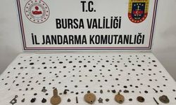Bursa'da tarihi eser operasyonu! 202 sikke ele geçirildi