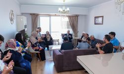 Vali Davut Gül'den Şenel Savcı'nın ailesine taziye ziyareti
