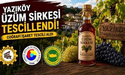 Yazıköy Üzüm Sirkesi coğrafi işaret tescili aldı