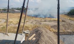 YHT hattına metreler kala çıkan yangın paniğe neden oldu