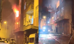 Hopa'da korkutan alevler: Apartman dairesi küle döndü