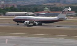 ABD Başkanı Donald Trump, NATO Zirvesi için Ankara'da! Air Force One teker koydu