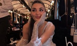 Hande Erçel Paris’te ortaya çıktı! Derin yırtmaçlı elbisesiyle dikkat çekti